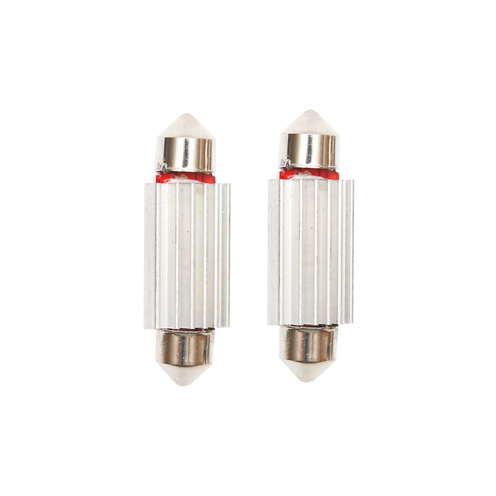 Set di 2 lampadine LED SMD SOFIT 39mm 12V 0,155A luce fredda