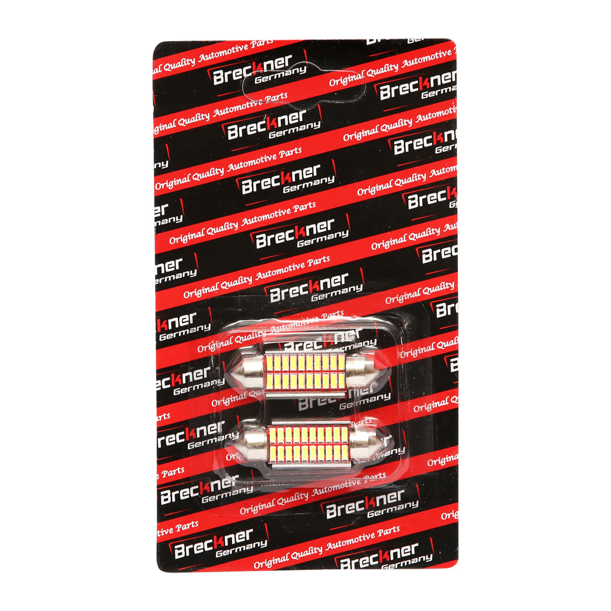 Set di 2 lampadine LED SMD SOFIT 39mm 12V 0,155A luce fredda