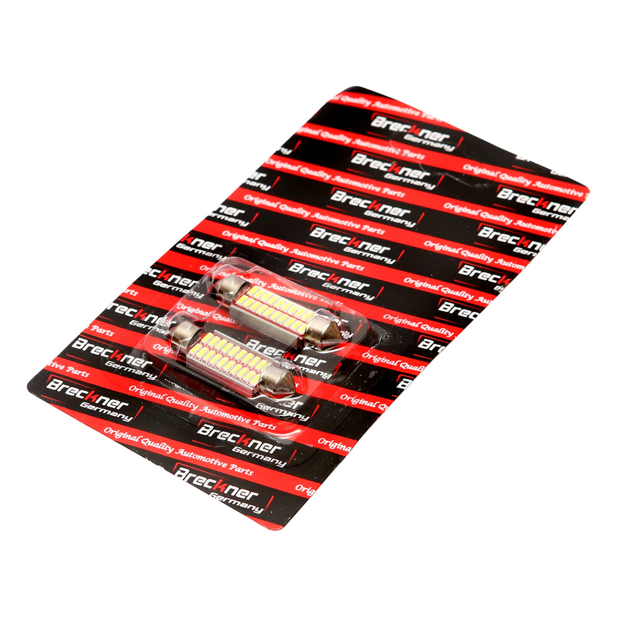 Set di 2 lampadine LED SMD SOFIT 39mm 12V 0,155A luce fredda