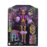Bambola del lupo Monster High-Clawdeen con vestito Monster Fest HXH80