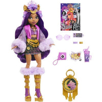 Bambola del lupo Monster High-Clawdeen con vestito Monster Fest HXH80