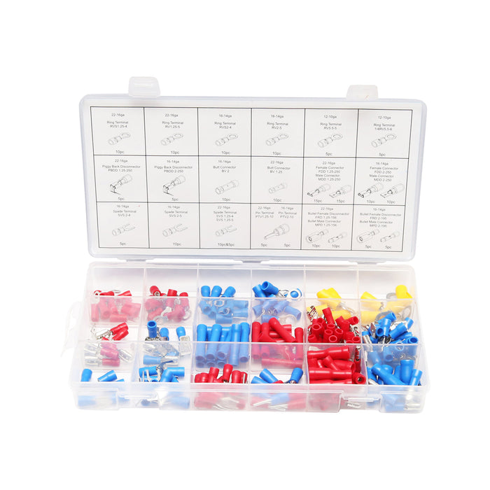 Set di 200 terminali elettrici isolati.