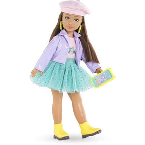 Bambola Fashion - COROLLE - Luna Fashion Week Paris - 28 cm - 4 accessori - Profumo di vaniglia - Dai 4 anni in su