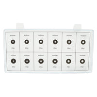 Set di 240 rondelle piane in acciaio Breckner Germany