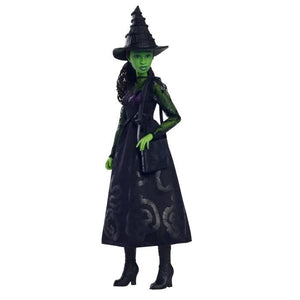 Bambola Mattel-Wicked-Elphaba con accessori e vestiti rimovibili - Wicked - HXT62