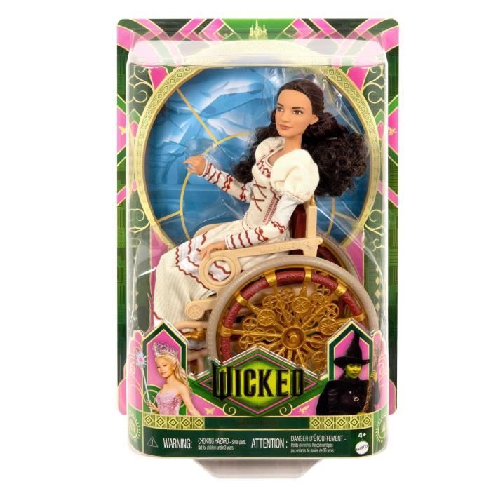 Bambola Mattel-Wicked-Nessarose con vestito e accessori - Wicked - HXY36