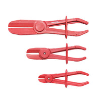 Set di 3 pinze in plastica per tubi auto, Breckner Germany.