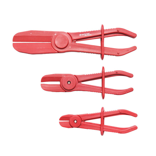 Set di 3 pinze in plastica per tubi auto, Breckner Germany.
