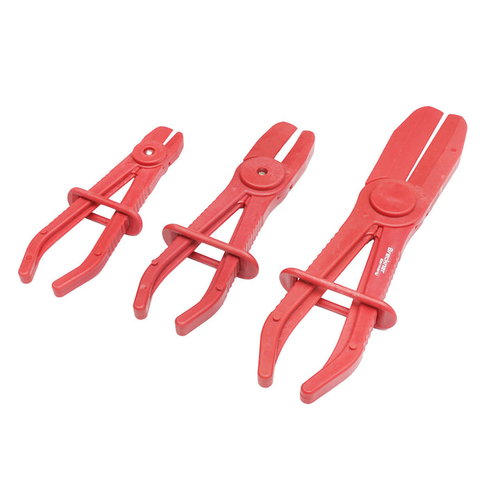 Set di 3 pinze in plastica per tubi auto, Breckner Germany.