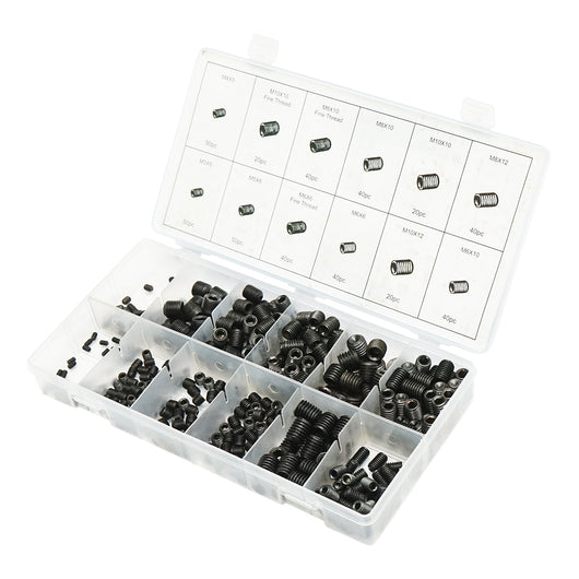 Set di 450 pezzi di perni filettati per chiave a brugola senza testa Breckner Germany