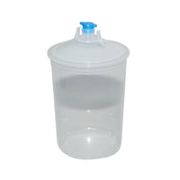 Set di 50 tazze di miscelazione per vernice da 800 ml con tappo filtrante da 125 micron per pistola per verniciatura