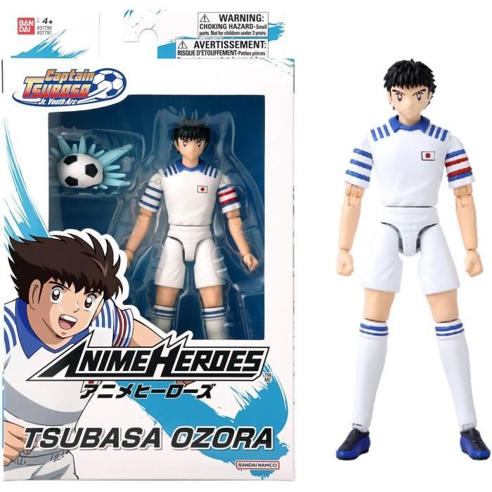 BANDAI - Anime Heroes - Captain Tsubasa - Anime Heroes Figura 17 cm - Tsubasa Ozora - 37791