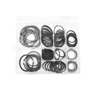 Set di anelli di sicurezza (seeger) 100 pezzi