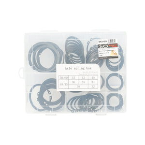 Set di anelli di sicurezza (seeger) 100 pezzi