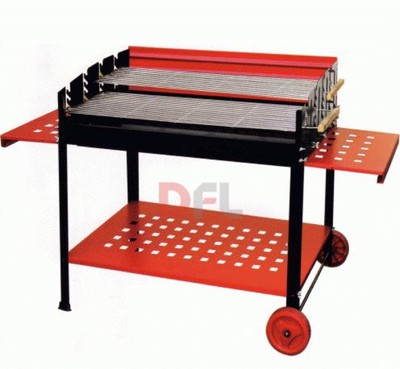 BARBECUE A CARBONE CARBONELL ETNA DOPPIA GRIGLIA CM 60x80xH 90 FORNACELLA GRILL