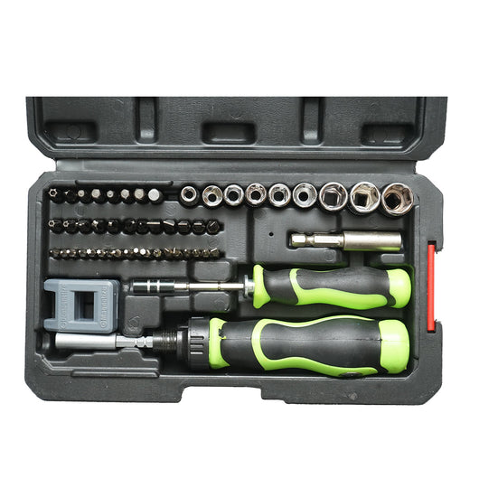 Set di cacciaviti con punte e bussole da 5-13 mm 51 pezzi Breckner Germany