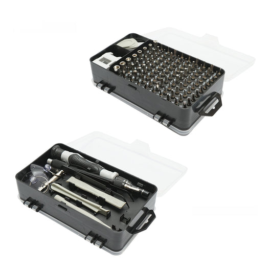 Set di cacciaviti di precisione, punte torx, croce, esagonali per elettronica 120 pezzi