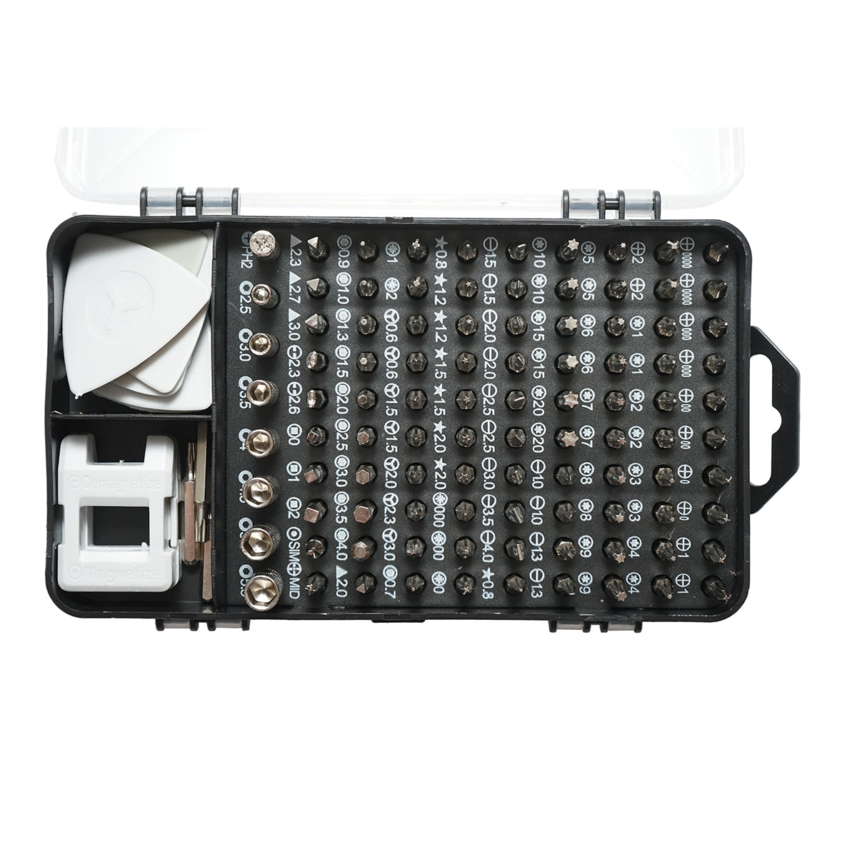 Set di cacciaviti di precisione, punte torx, croce, esagonali per elettronica 139 pezzi