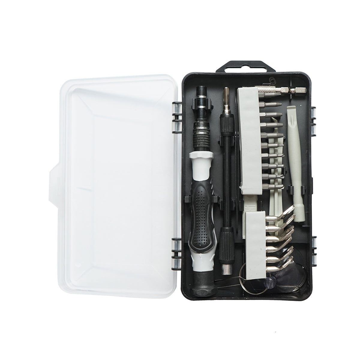 Set di cacciaviti di precisione, punte torx, croce, esagonali per elettronica 139 pezzi