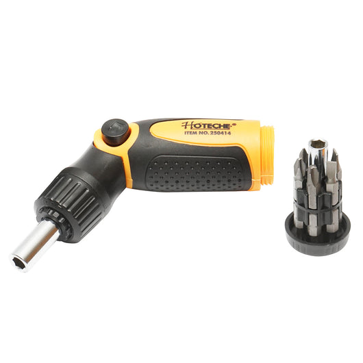 Set di cacciaviti flessibili, cricchetto con testa magnetica e 12 inserti Hoteche