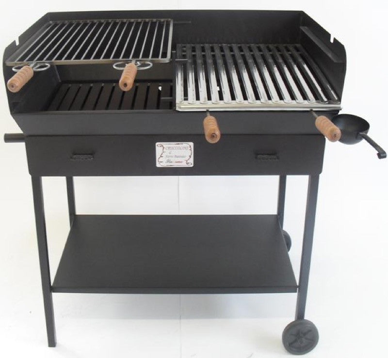 BARBECUE A CARBONE CARBONELLA MODELLO PARTY IN FERRO BATTUTO