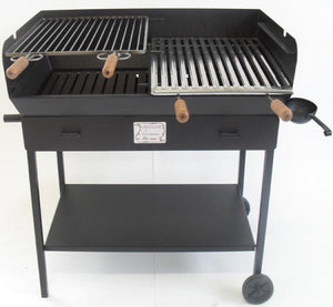 BARBECUE A CARBONE CARBONELLA MODELLO PARTY IN FERRO BATTUTO