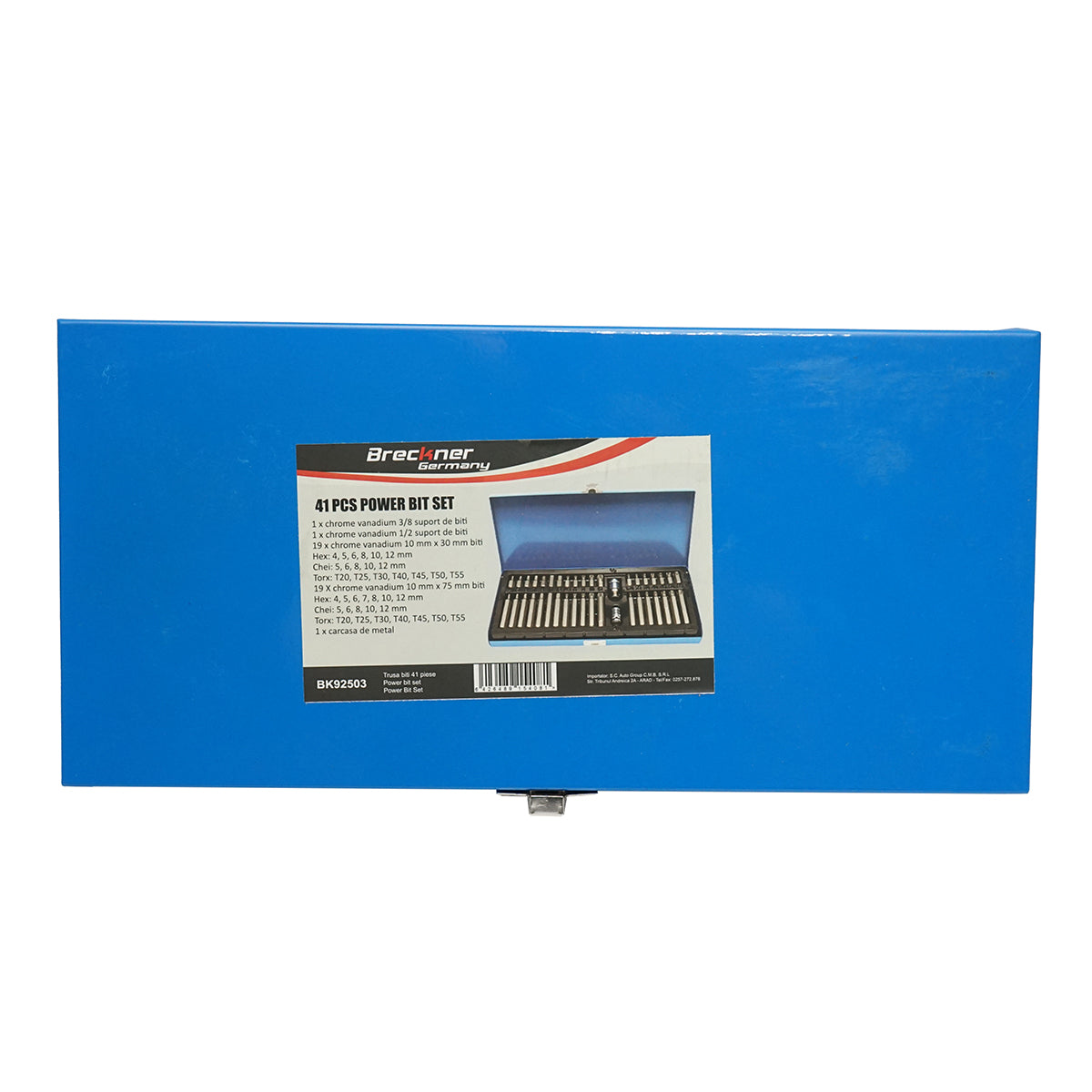 Set di chiavi a brugola, bit Torx, esagonali e spline, 41 pezzi, Breckner Germany.,