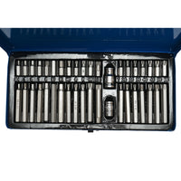 Set di chiavi a brugola, bit Torx, esagonali e spline, 41 pezzi, Breckner Germany.,