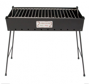 BARBECUE A CARBONE IN FERRO BATTUTO BRIANZA CM. 80X25X71
