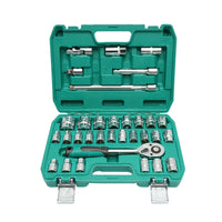 Set di chiavi a bussola 1/2, cricchetto Trainer 32 pezzi Breckner Germany