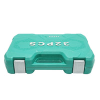 Set di chiavi a bussola 1/2, cricchetto Trainer 32 pezzi Breckner Germany