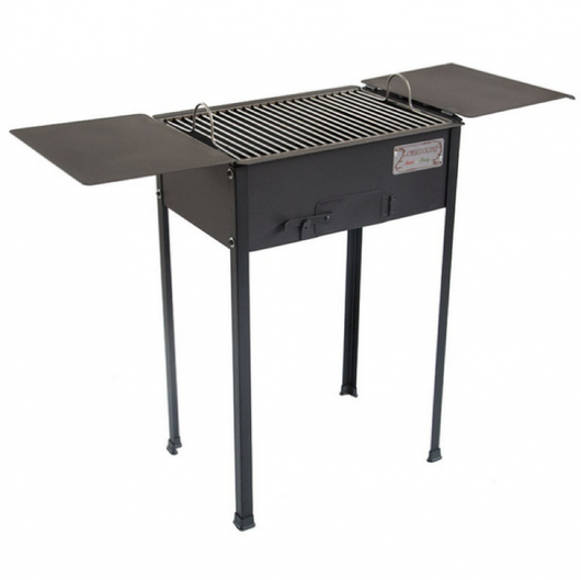 BARBECUE A CARBONELLA MODELLO CAMPAGNOLO IN FERRO BATTUTO CM. 107X40X78H