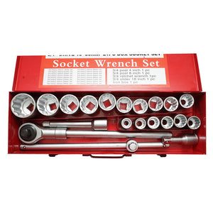 Set di chiavi a bussola 3/4, trainer a cricchetto da 21 pezzi Breckner Germany