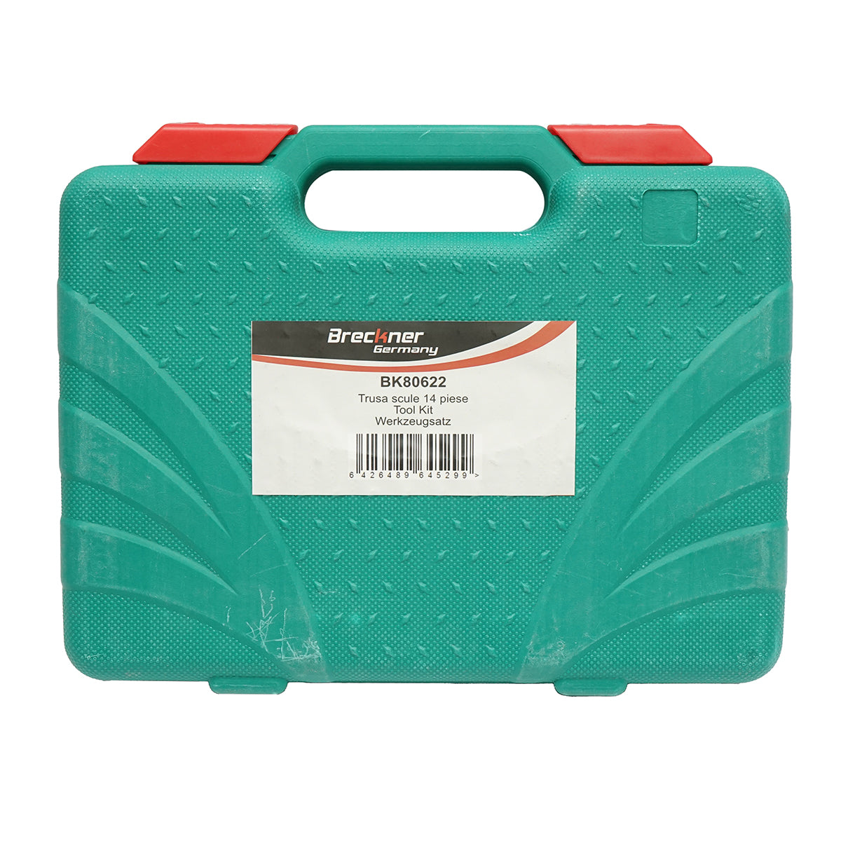 Set di chiavi a bussola a percussione lunghe da 14 pezzi con cricchetto Breckner Germany