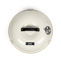 Barbecue a carbonella portatile - LIVOO - DOC301 - Champagne e nero