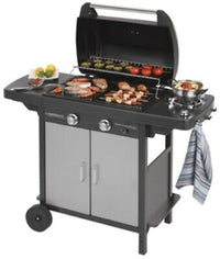BARBECUE A GAS CAMPINGAZ 2 SERIES CLASSIC EXS VARIO 7.5 + 2.1 kW ACCIAIO RUOTE