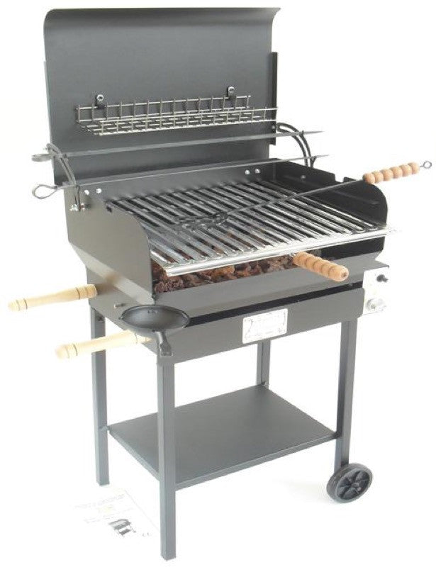 BARBECUE A GAS CON PIETRA LAVICA MODELLO EVERYDAY FERRO BATTUTO