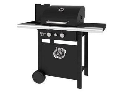 BARBECUE A GAS PIETRA LAVICA EL GAUCHO TANGO 2+1 DIMENSIONI CM.L108xP57xH108