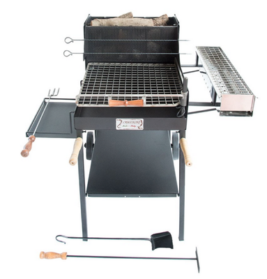 BARBECUE A LEGNA E CARBONE GHIOTTONE CM. 94X80X110H