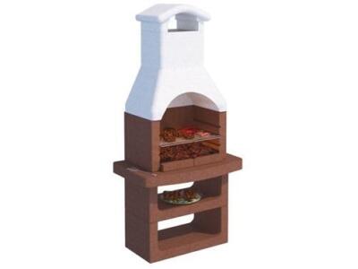 BARBECUE BETON CARBONE PREFABBRICATO IN CEMENTO CM.L90xP59xH184