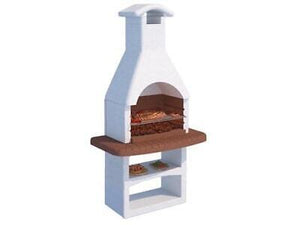 BARBECUE BETON FUOCO PREFABBRICATO IN CEMENTO CM.L110xP65xH214