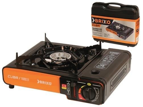 BARBECUE FORNELLO A GAS PORTATILE CUBA CM. 34x28xH11 PICNIC MARE CAMPEGGIO