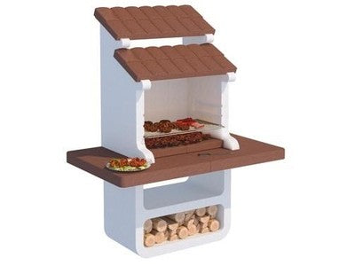 BARBECUE IN CEMENTO BETON FIAMMA CM.L150xP90xH185