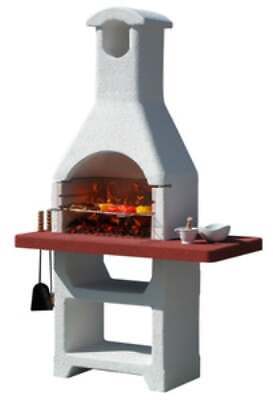 BARBECUE IN MURATURA MARTINICA KG. 305 CM. 125X65X210H