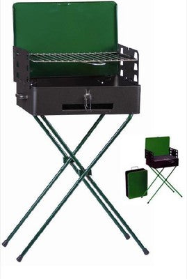 BARBECUE RETTANGOLARE RICHIUDIBILE A CARBONE CARBONELLA H. CM.77 PIANO 31X43