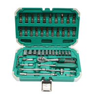 Set di chiavi a bussola, torx, esagonali con cricchetto 46 pezzi Breckner Germany