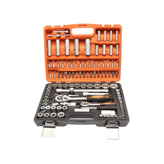 Set di chiavi a cricchetto da 108 pezzi KIT Chiavi A Bussola Cricchetto Cacciavite 108 pezzi Breckner Germany