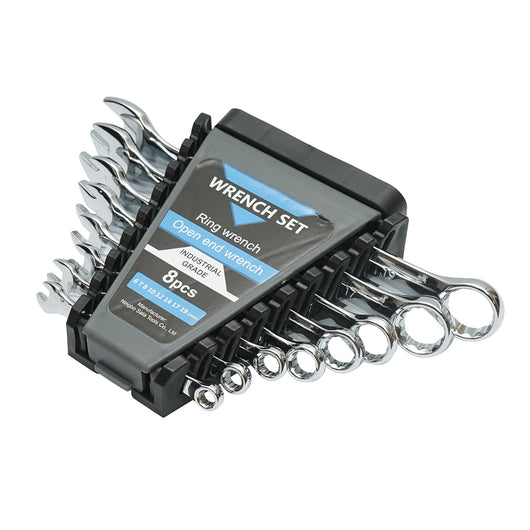 Set di chiavi combinate fisse e inelari 6-19mm, 8 pezzi