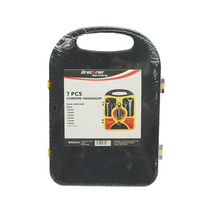 Set di chiavi combinate fisse e inelari con cricchetto 8-19mm, 7 pezzi, Breckner Germany