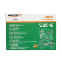 Set di chiavi combinate, a bussola, aperte, torx, esagonali, a cricchetto, 151 pezzi Breckner Germany